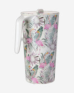 Cuisine Art – FLORENCE - Eco-Friendly Water Pitcher with Pour Spout and Lid Bamboo Fibers Water Carafes Hot Cold Beverage Jug Iced Tea Juice Carafes for Water Juice Iced Tea - 1.45L