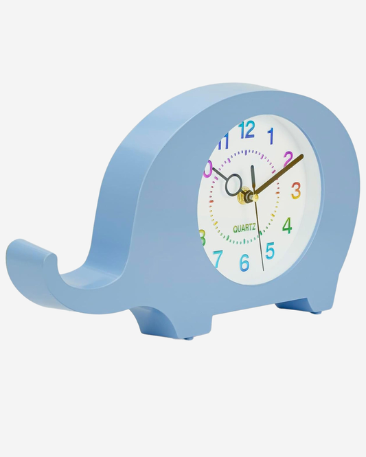 Cuisine Art Dinosaur Clock Blue