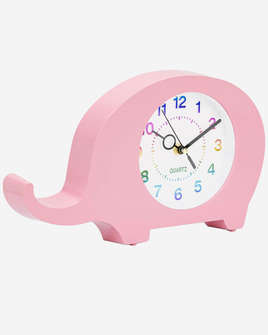 Cuisine Art Dinosaur Clock Pink