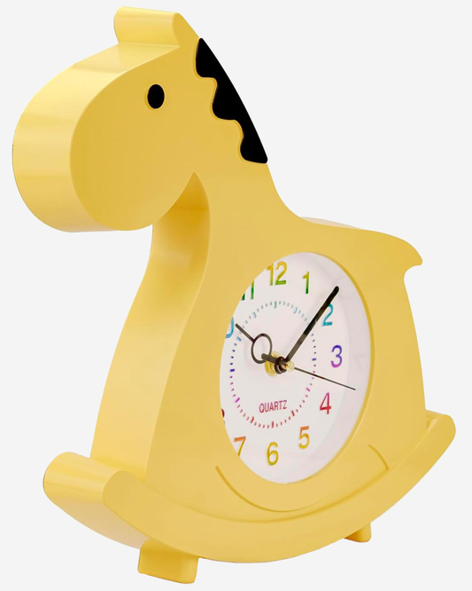 Cuisine Art Magical Horse Clock Yellow