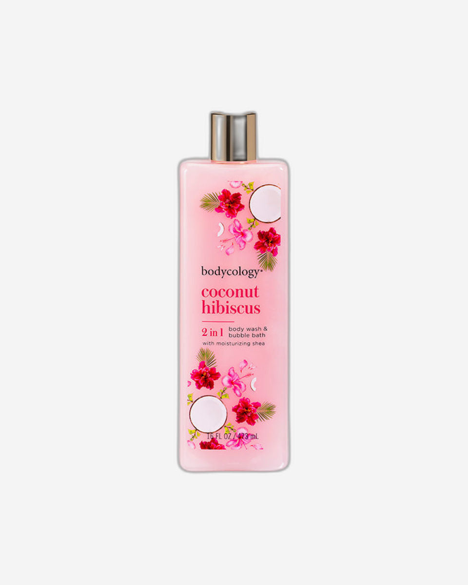 Bodycology Coconut Hibiscus Moisturizing Body Wash Shower Gel 473ml