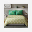 United Colors of Benetton Safari 210TC King Bedsheet with 2 Pillow covers Mellow Green