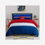 United Colors of Benetton Safari 144 TC King Bedsheet with 2 Pillow covers Blue Red