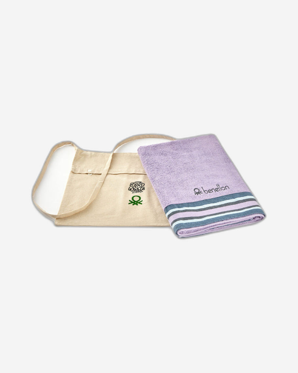 United Colors of Benetton Lavender Bamboo Bath Towel 600 GSM