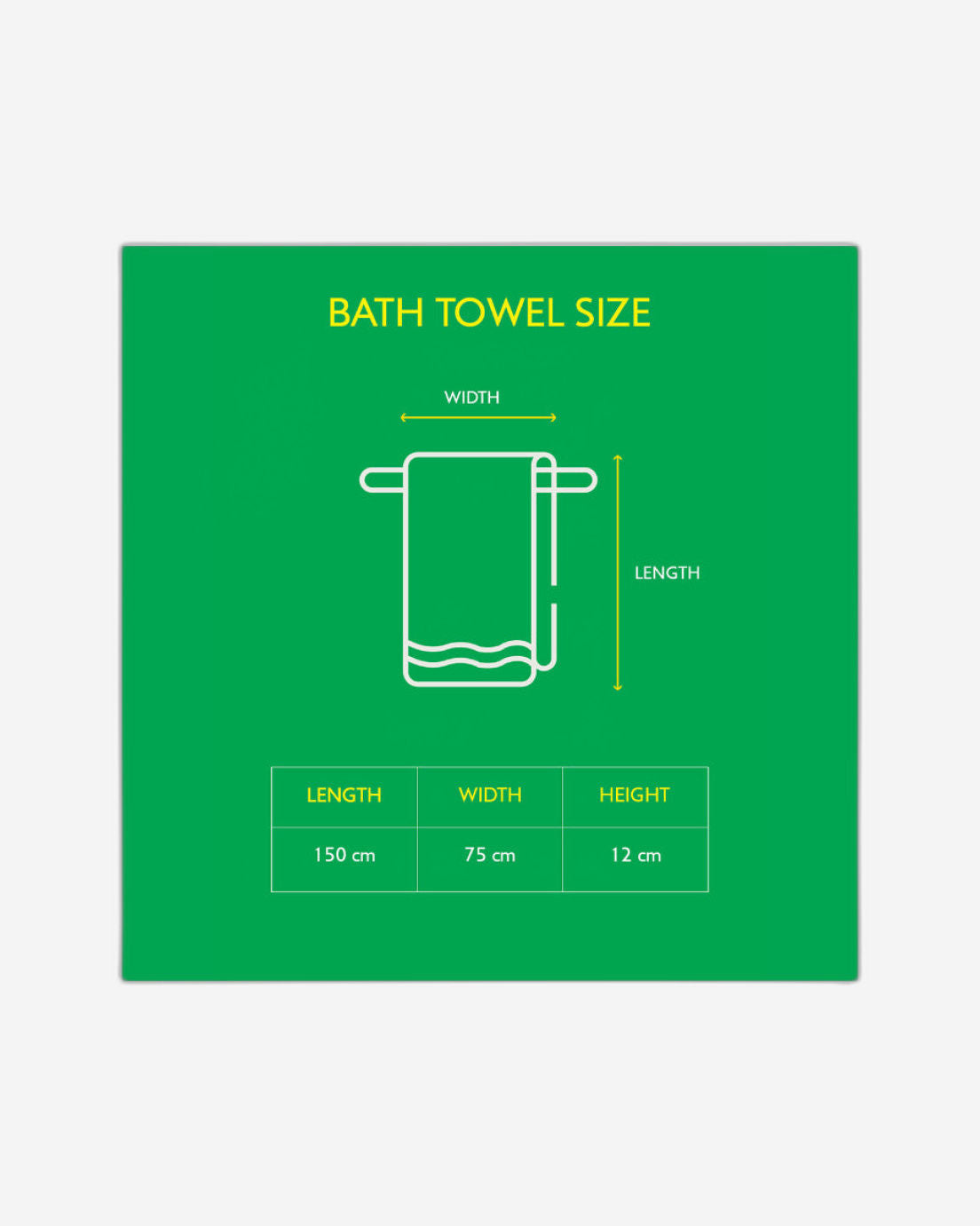 United Colors of Benetton Safari Bath Towel 450 GSM Roasted nut