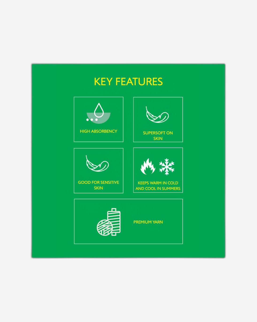 United Colors of Benetton Foliage Safari Bath Towel 450 GSM