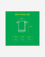 United Colors of Benetton Foliage Safari Bath Towel 450 GSM