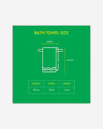 United Colors of Benetton Azure Rainbow Bath Towel 450 GSM