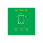 United Colors of Benetton Rainbow Greenery Bath Towel 450 GSM