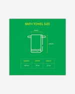 United Colors of Benetton Rainbow  Scarlet Red Bath Towel 450 GSM
