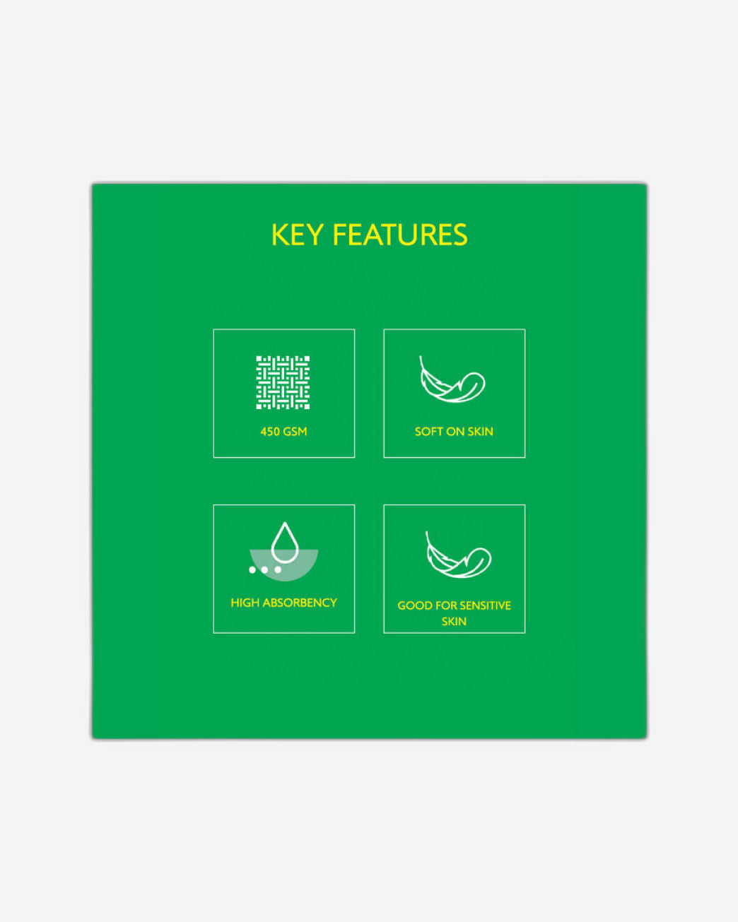 United Colors of Benetton Rainbow Marigold Bath Towel 450 GSM