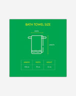 United Colors of Benetton Rainbow Marigold Bath Towel 450 GSM