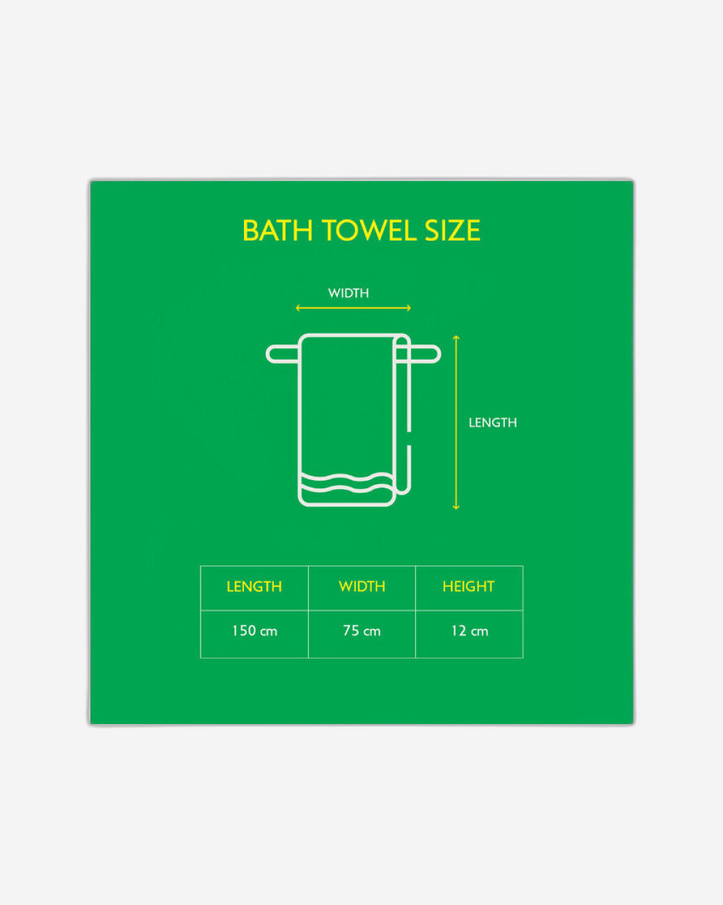 United Colors of Benetton Safari Brown Bath Towel 450 GSM