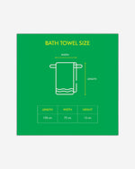 United Colors of Benetton Safari Berry Bath Towel 450 GSM