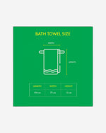 United Colors of Benetton Safari White Bath Towel 450 GSM