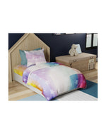 United Colors of Benetton Kids 210 TC Bedsheet with 1 Pillow cover Peach