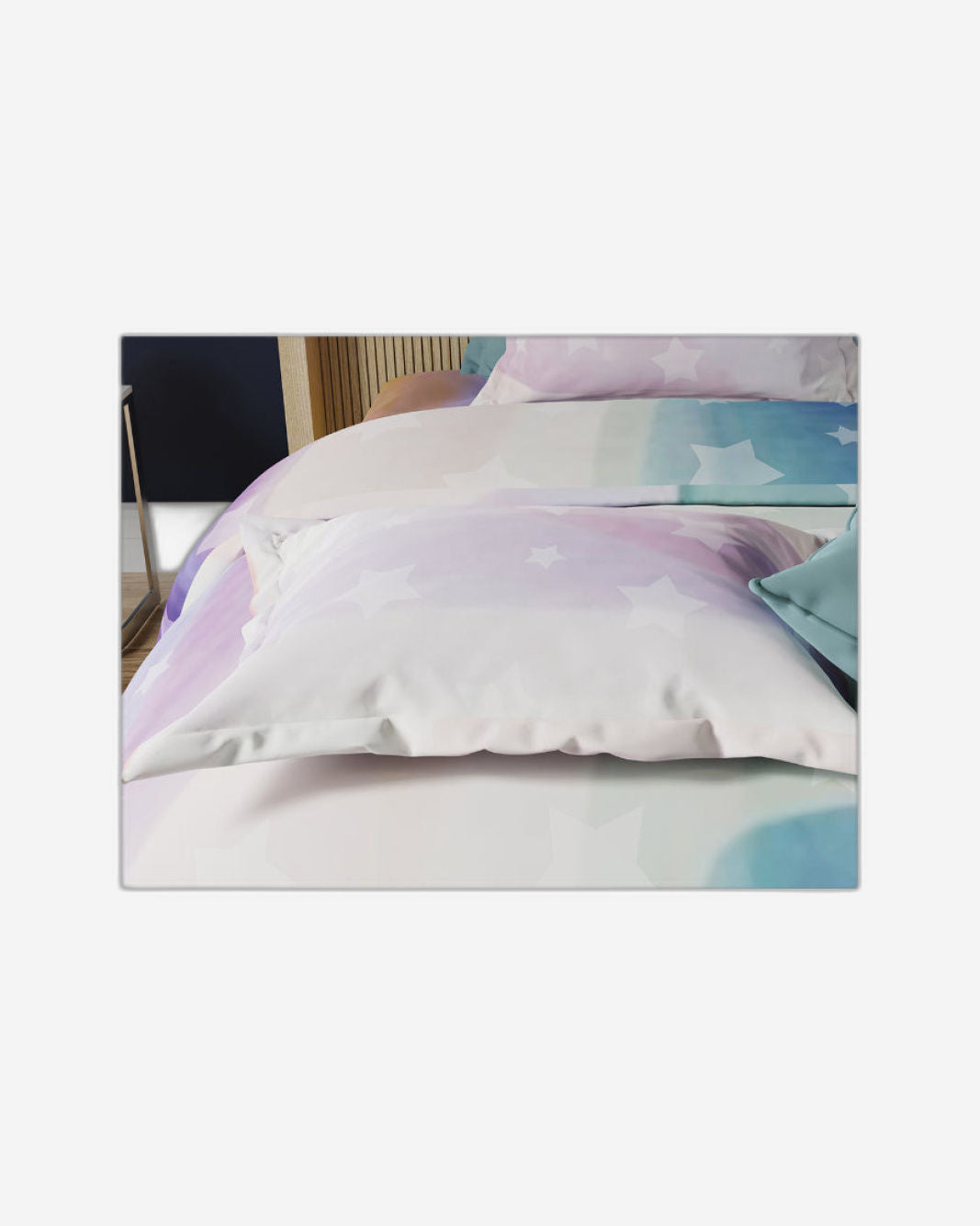 United Colors of Benetton Kids 210 TC Bedsheet with 1 Pillow cover Peach