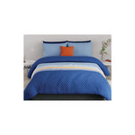 United Colors of Benetton Rainbow 210 TC Super King Bedsheet with 2 Pillow covers Blue