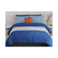 United Colors of Benetton Rainbow 210 TC Super King Bedsheet with 2 Pillow covers Blue