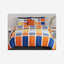 United Colors of Benetton Rainbow 210 TC Super King Bedsheet with 2 Pillow covers Rainbow
