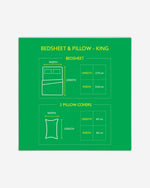 United Colors of Benetton Kids 210 TC King Bedsheet with 2 Pillow covers Peach