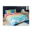 United Colors of Benetton Kids 210 TC King Bedsheet with 2 Pillow covers Rainbow