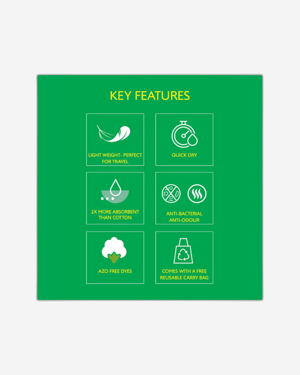 United Colors of Benetton Hemlock Bamboo Hammam Bath Towel