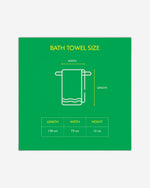 United Colors of Benetton Hemlock Bamboo Hammam Bath Towel