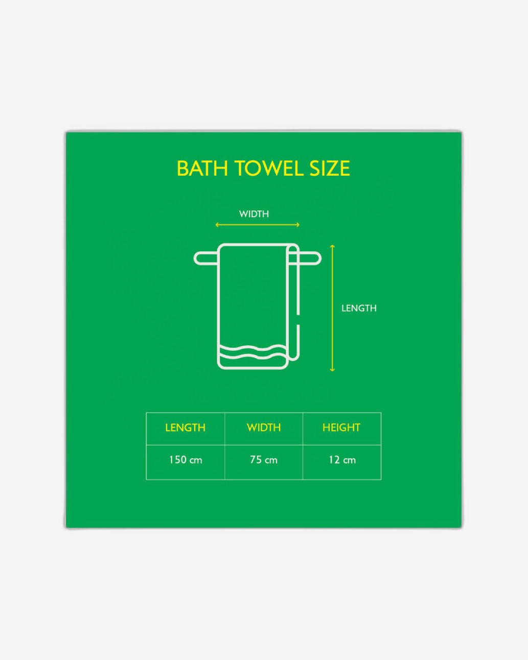 United Colors of Benetton Hemlock Bamboo Hammam Bath Towel