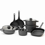 BERGHOFF LEO CAST ALUMINUM 11PC COOKWARE SET - GREY - 8500853