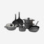 BERGHOFF LEO CAST ALUMINUM 11PC COOKWARE SET - GREY - 8500853