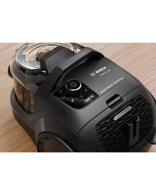 Bosch Serie 4 Bagged Vacuum Cleaner BGS21WBAGB Black 2000W