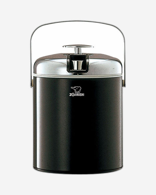 Zojirushi Vacuum Insulated Ice Pail With Ice Tong, 1-3 Ltr Capacity, Black