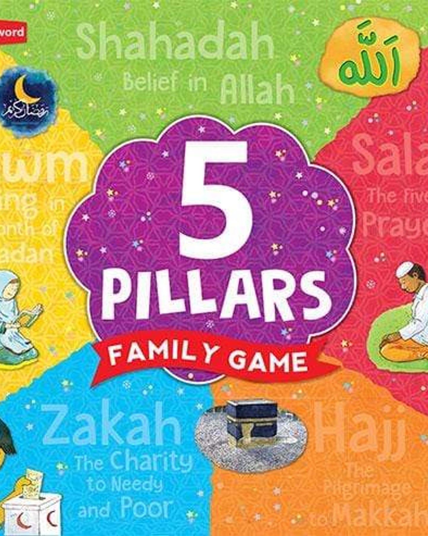 BOOKS 5 PILLARS FAMILY GAME-IslamicGames and puzzle