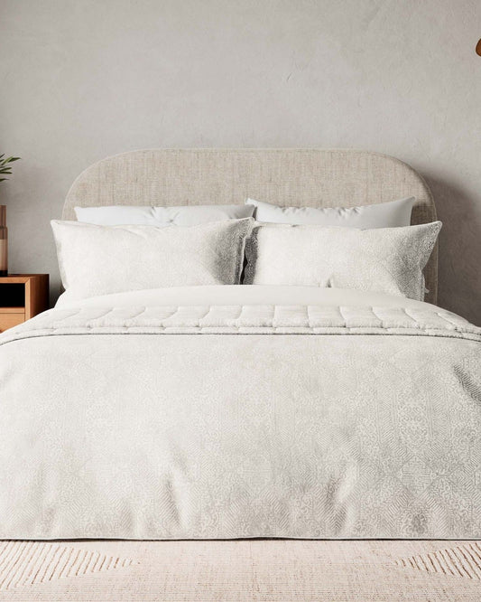 Bedeck of Belfast "Etana" Duvet Cover in White