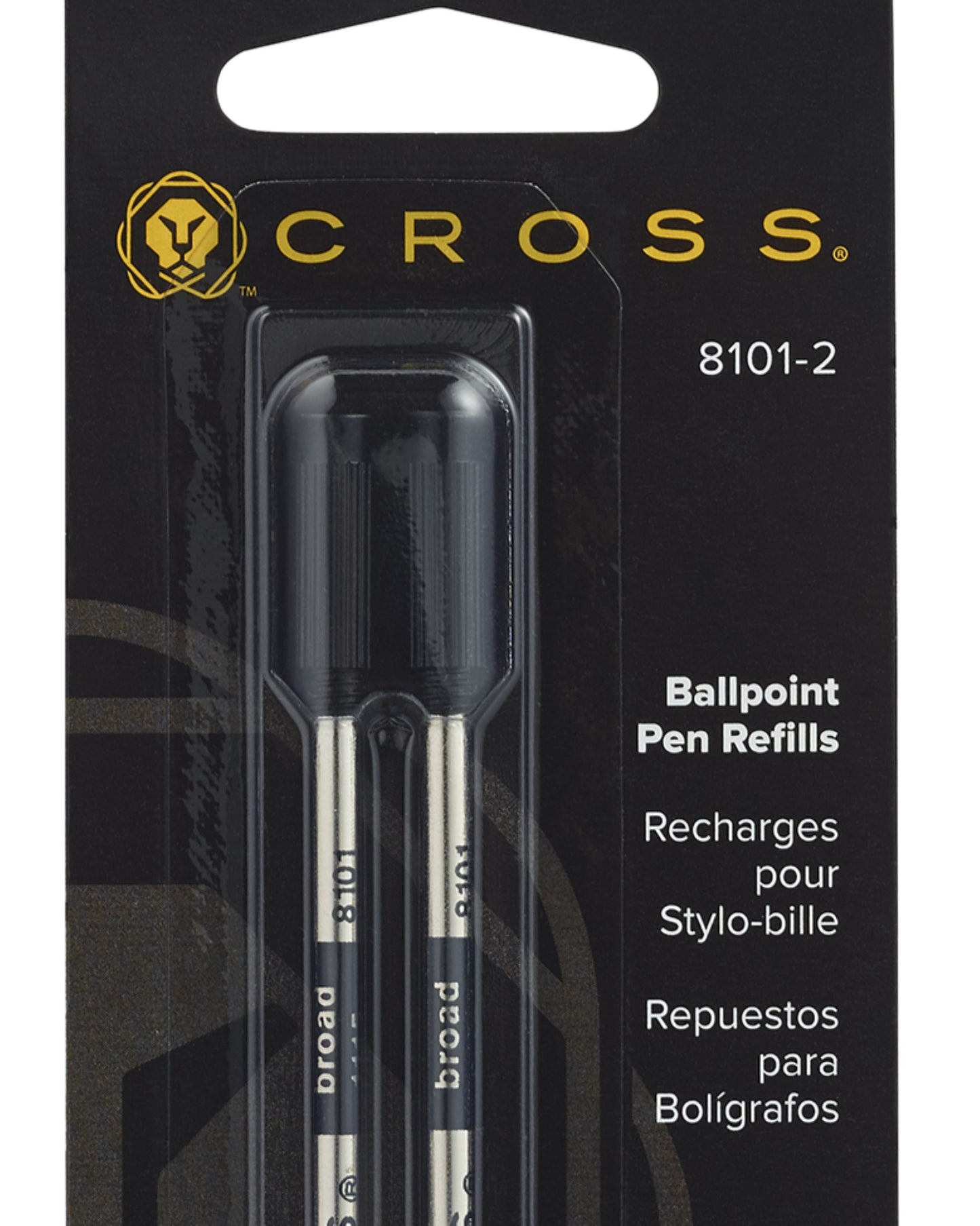 Cross Refill Black Broad Dual Pack  Ballpoint Pen