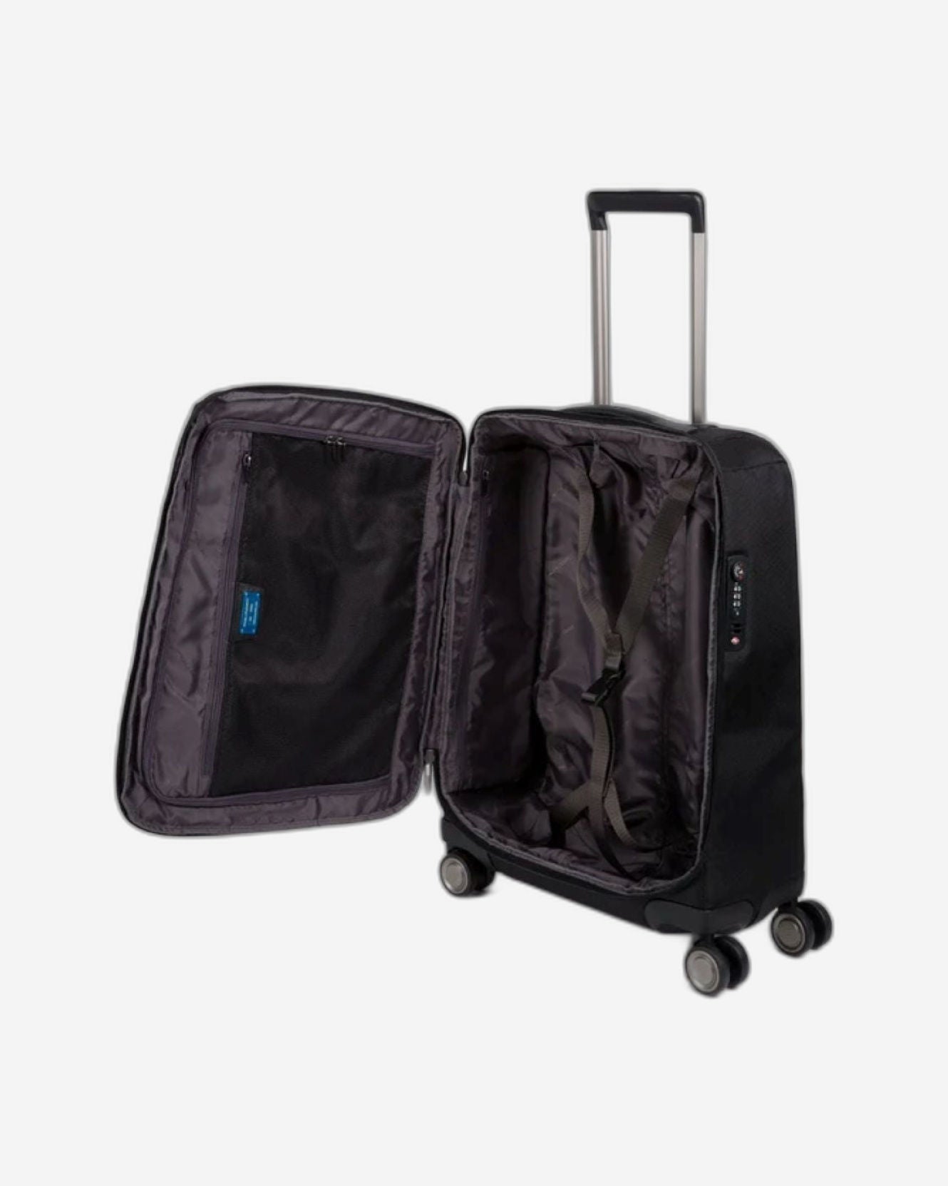Piquadro Brief Ultra Slim Cabin Size Spinner Black BV4343BR2/N