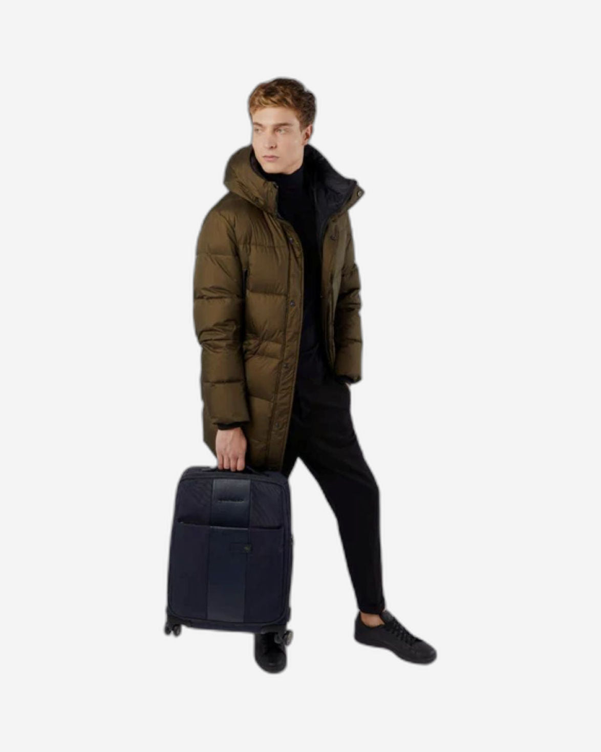 Piquadro Brief Ultra Slim Cabin Size Spinner Black BV4343BR2/N