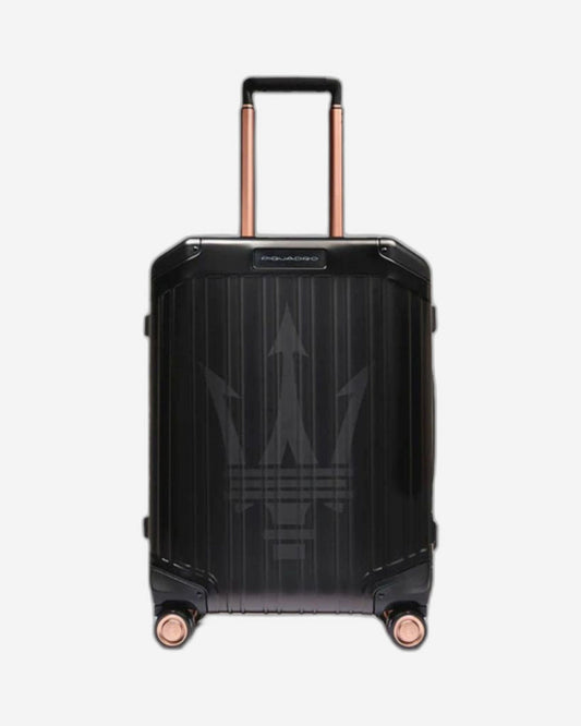 Piquadro X Maserati Hardside Spinner In Aluminium