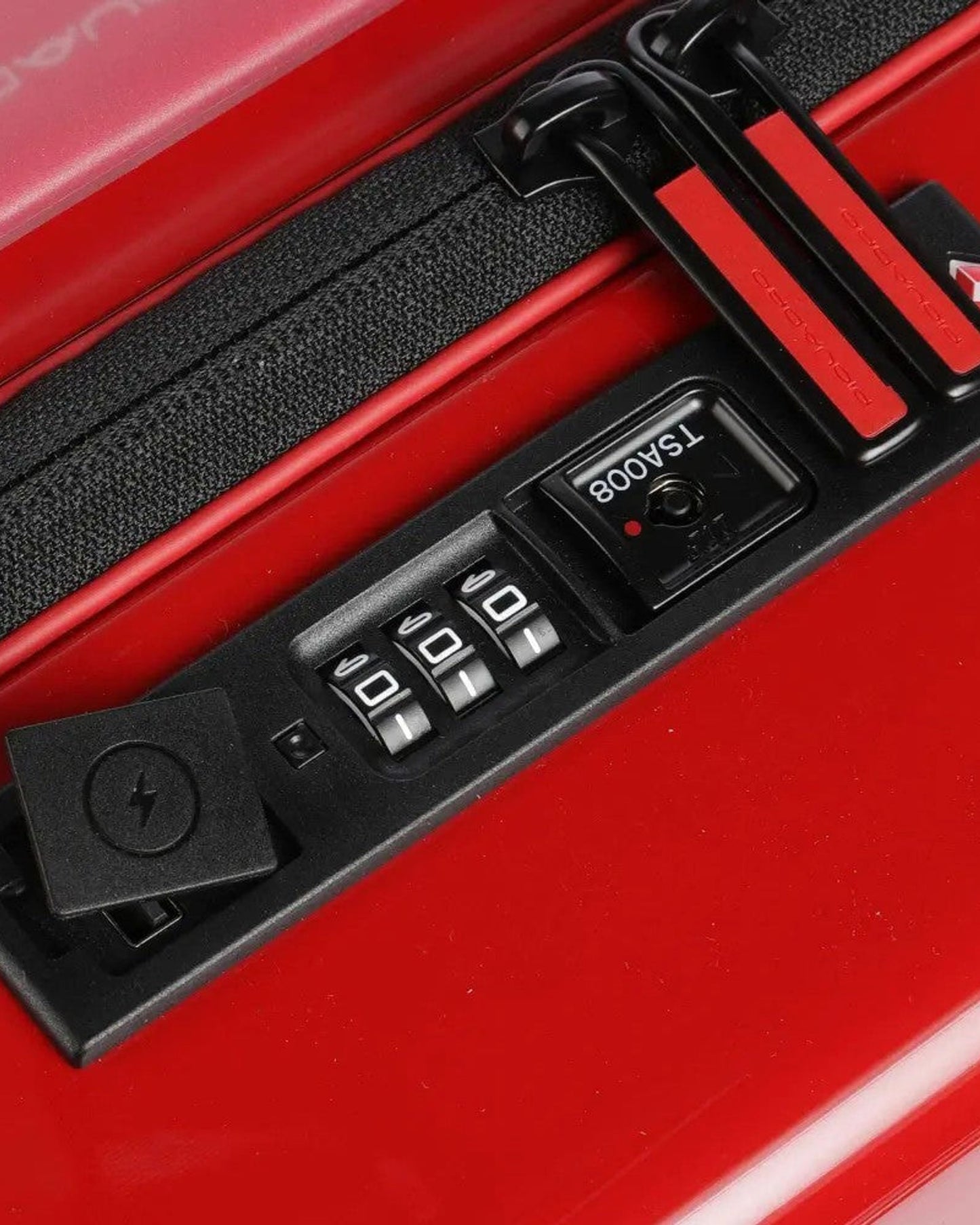 Piquadro Personalizable Cabin Size Hardside Spinner  X Ducati  Red BV4425POPD