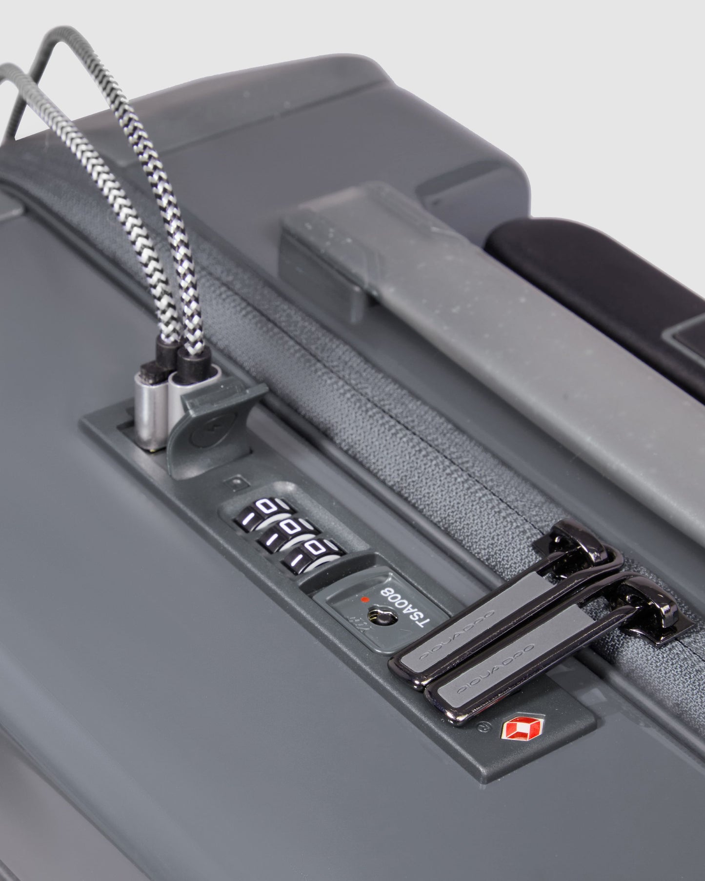 Piquadro Polycarbonate Cabin Trolley Grey