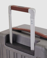 Piquadro Pqlm-Frame 55Cm Ultra Slim Hardcase Cabin Luggage Trolley Black / Light Brown - Bv4425Pqlm/Ncu