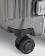 Piquadro Pqlm-Frame 55Cm Ultra Slim Hardcase Cabin Luggage Trolley Black / Light Brown - Bv4425Pqlm/Ncu