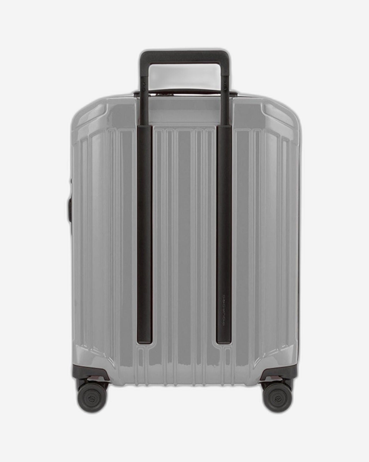 Piquadro Pq-Light 55Cm Ultra Slim Hardcase 4 Double Wheel Cabin Trolley Grey - Bv4425Pqls2/Gr2
