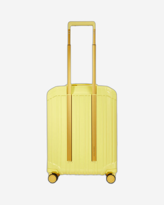 Piquadro Pq-Light Ultra Slim Spinner In Polycarbonate Yellow
