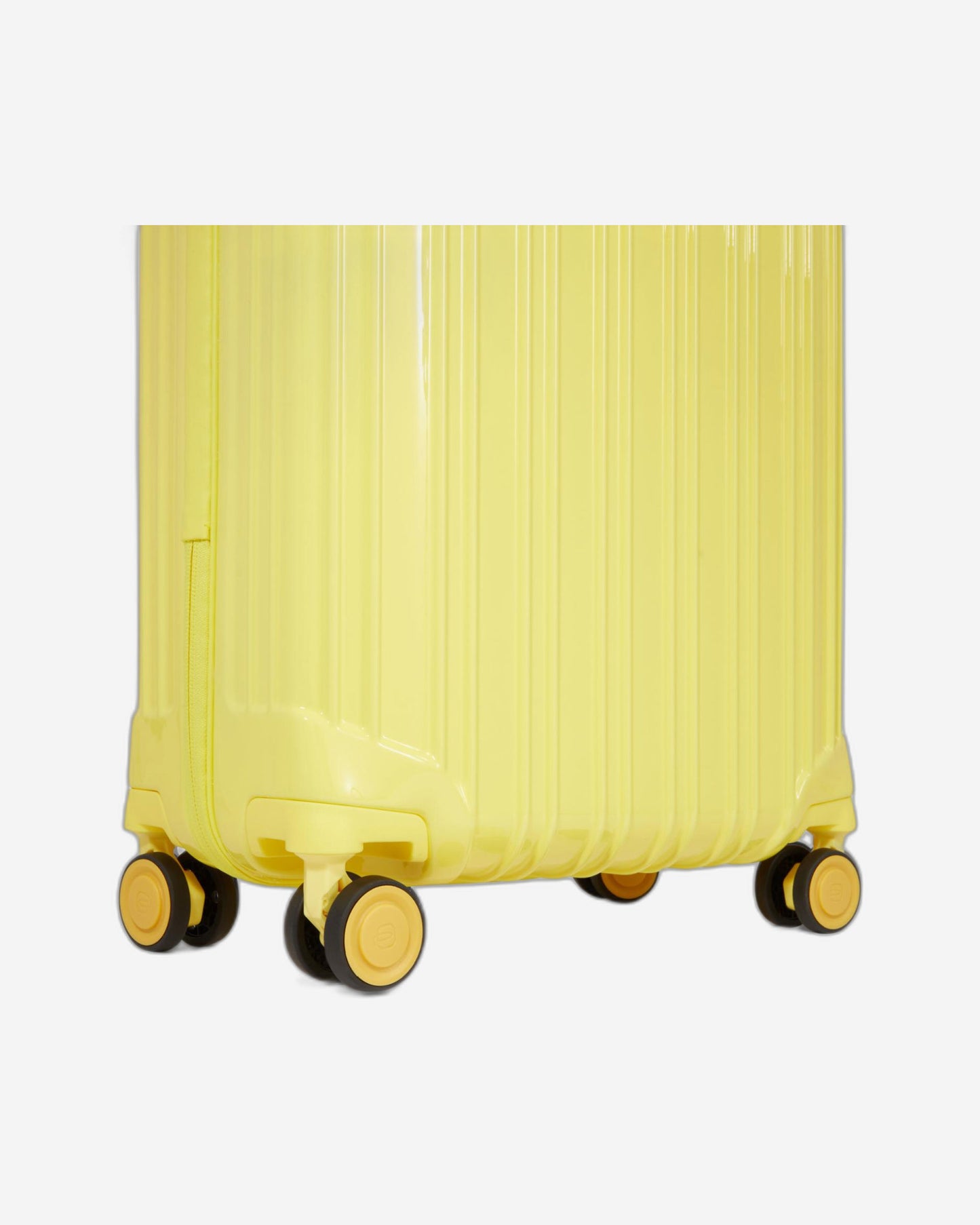 Piquadro Pq-Light Ultra Slim Spinner In Polycarbonate Yellow