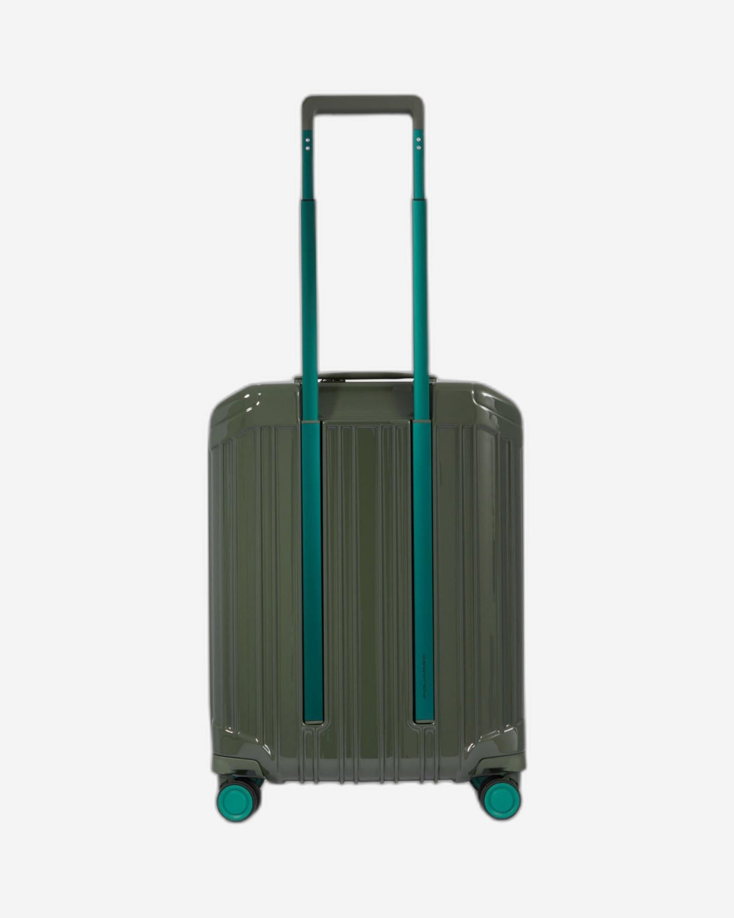 Piquadro Pq-Light Ultra Slim Spinner In Polycarbonate Green