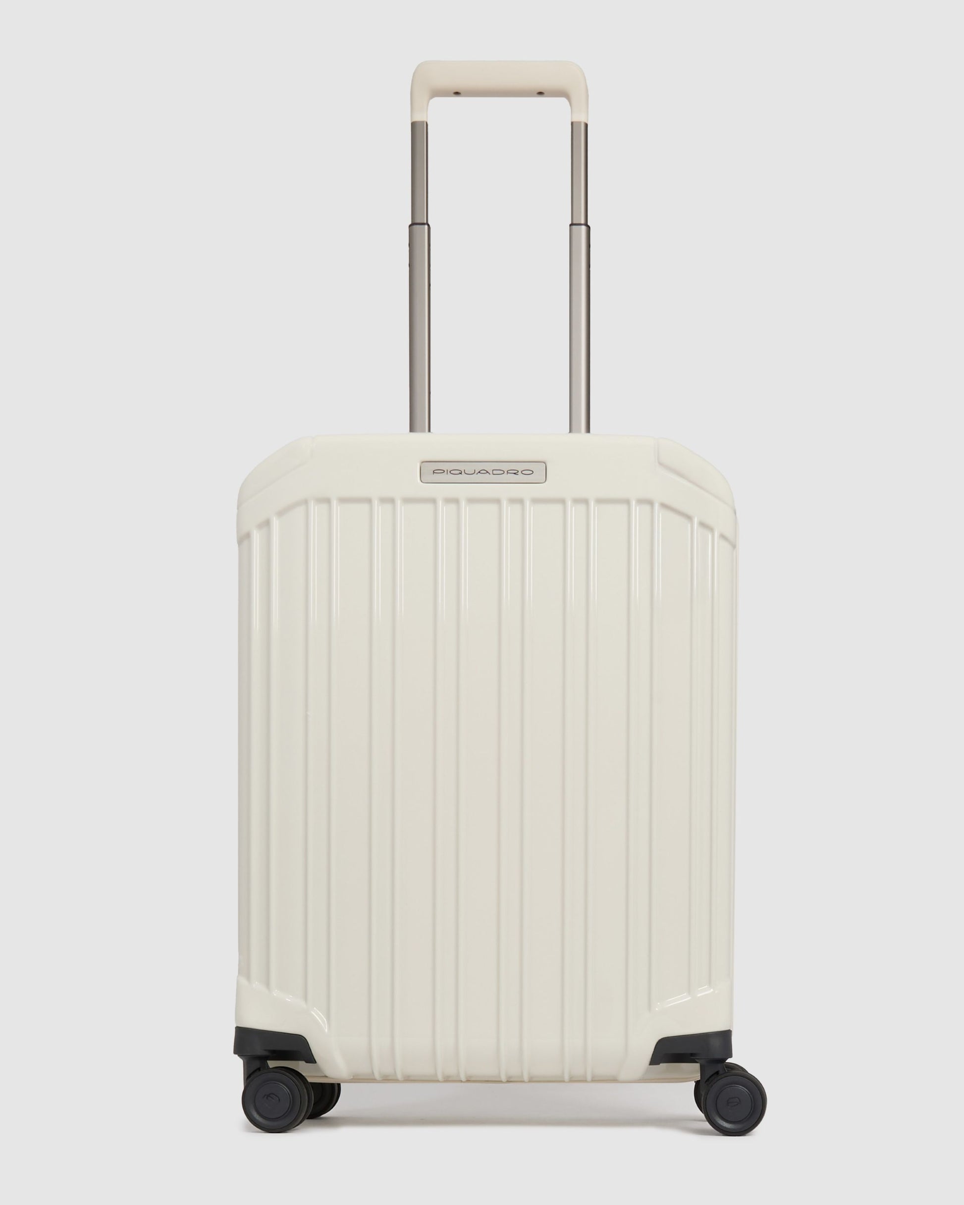 Piquadro Pql Light 4 Wheel Cabin Suitcase White