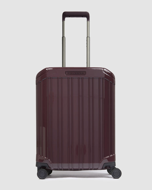 Piquadro 4 Wheel Cabin Suitcase Bordeaux