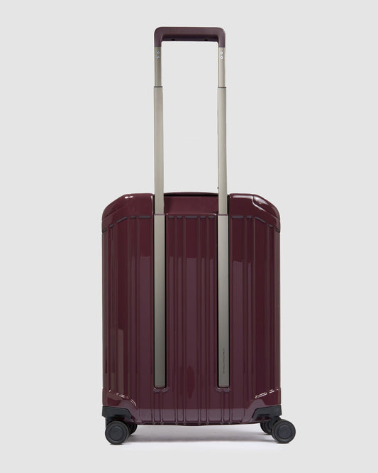 Piquadro 4 Wheel Cabin Suitcase Bordeaux